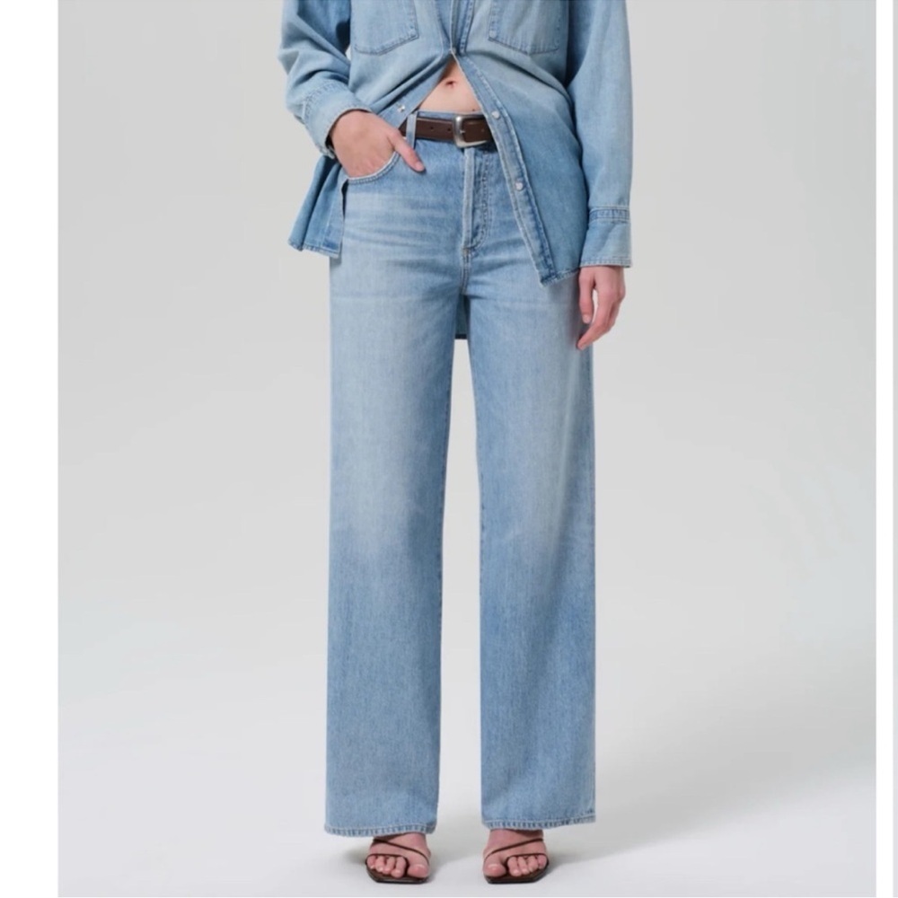 Citizens of Humanity Annina Wide-Leg Jeans Light Blue 24